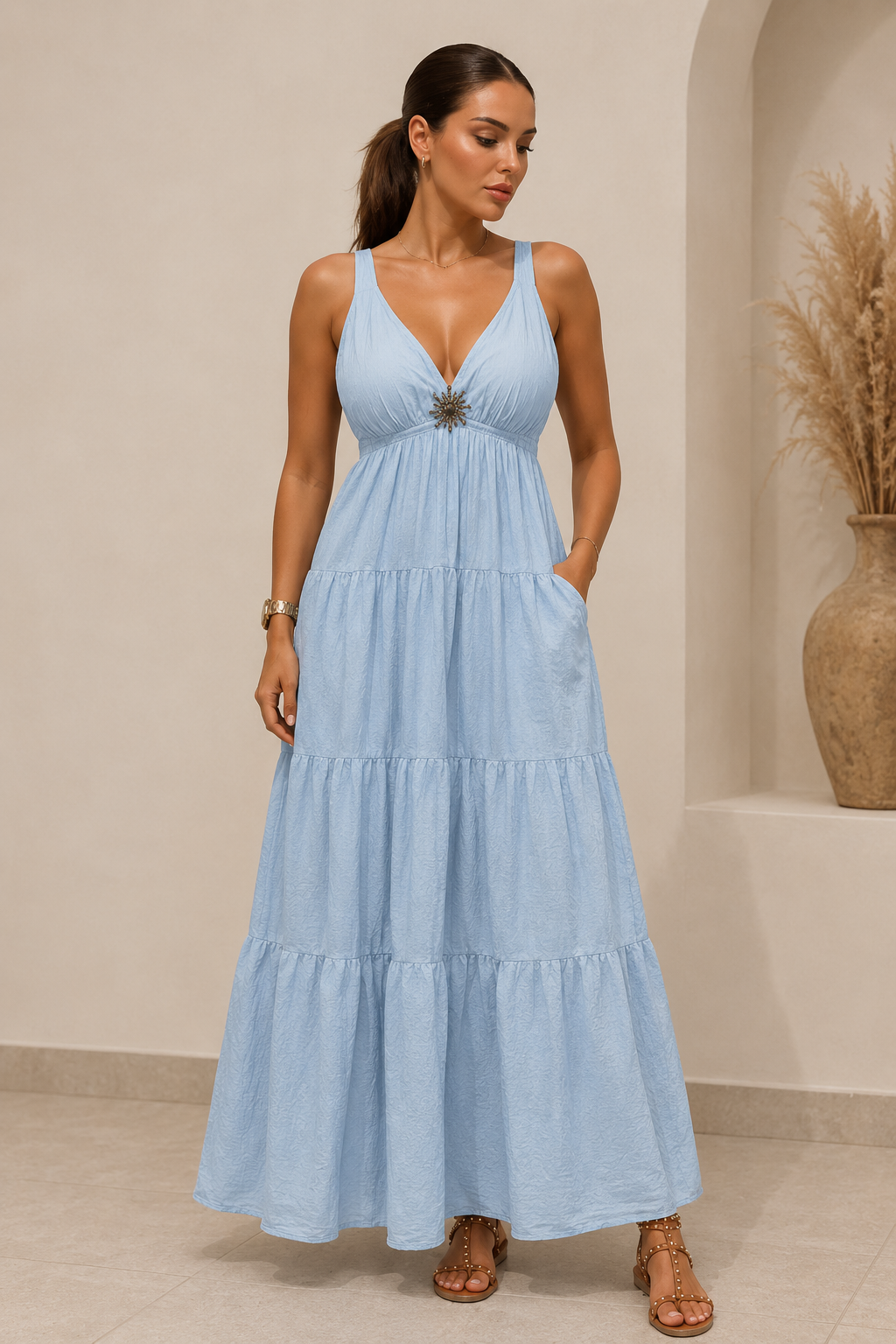 Robe longue Soleil